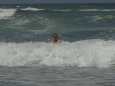 the beach